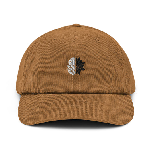 Corduroy Embroidered Hat